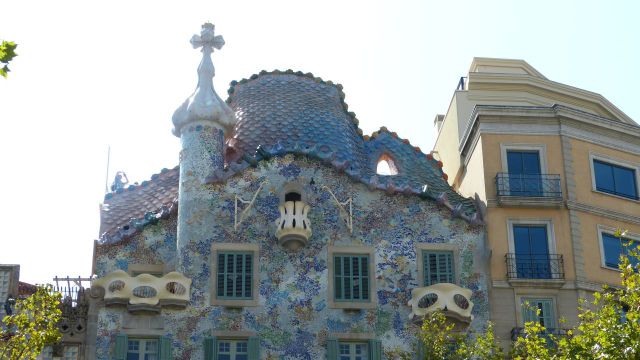 Barcelona - Casa Batlló - střecha
